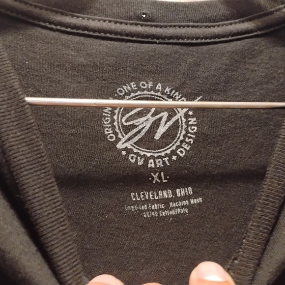 GV Art One of a Kind Jarvis Landry Marching Home Signature Shirt Size XL - Picture 3 of 5